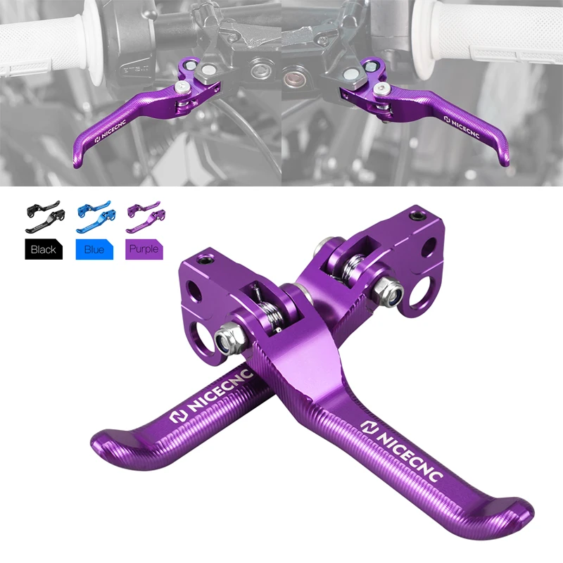 For Surron light bee X Aluminum Folding Front Rear Brake Levers For SUR-RON light bee S light bee L1E Segway X160 X260 2023 2024