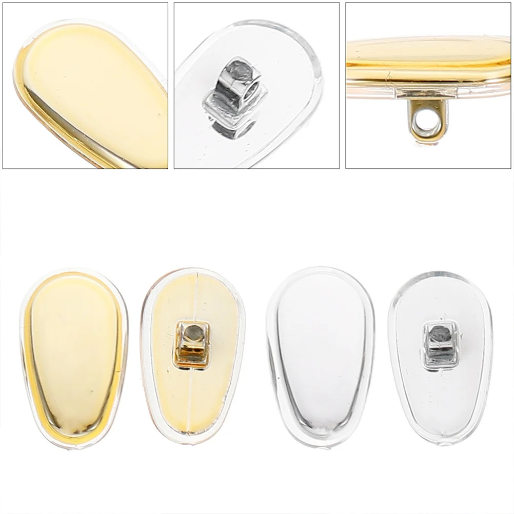 

12Pairs Eyeglasses Nose Pads Silicone Non-Slipping Glasses Frame Cushions Anti-Skid Nose Patch Sunglasses Accessories