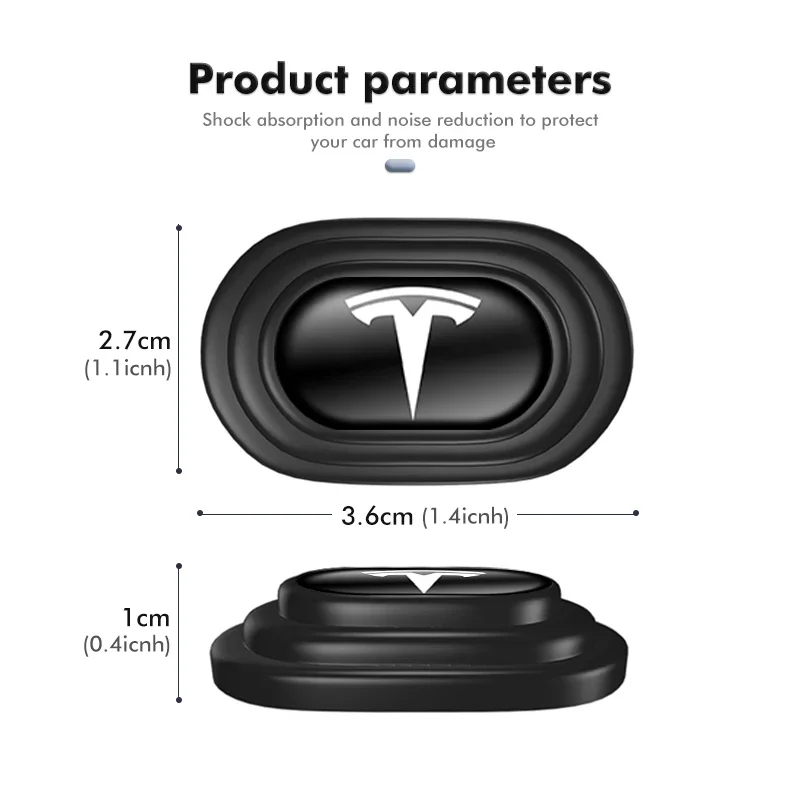 Car Sound Insulation pad Auto Door shock Absorbing Gasket For Tesla Model 3 Y S X Roadster