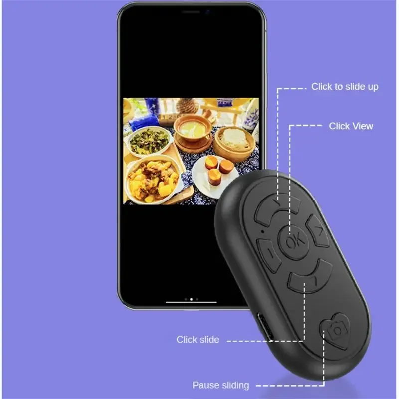 Wireless Button Self Timer Video Remote Control Android \Ios System For Mobile Self Timer