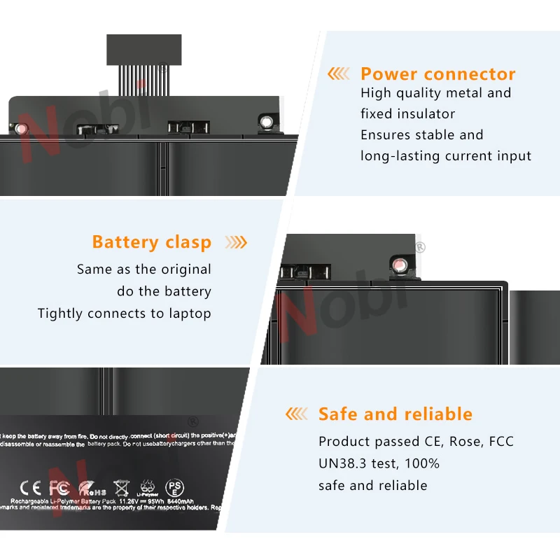 Аккумулятор Nobi A1494 для ноутбука Apple MacBook Pro, 15 дюймов, A1398 Retina, 2013, 2014 лет, бесплатные инструменты, 500 + циклов, быстрая доставка