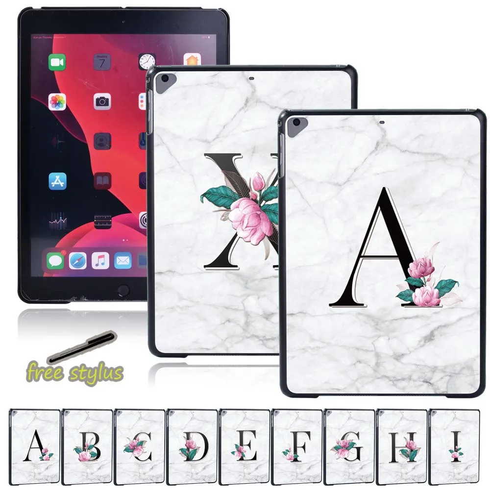 

Tablet Case Fit Apple IPad 5th/6th/7th/8th/9th/IPad 2/3/4/Mini 1/2/3/4/5/Air 1/2/3/4/5/Pro 11(2018/2020)/Pro(9.7/10.5) Letter