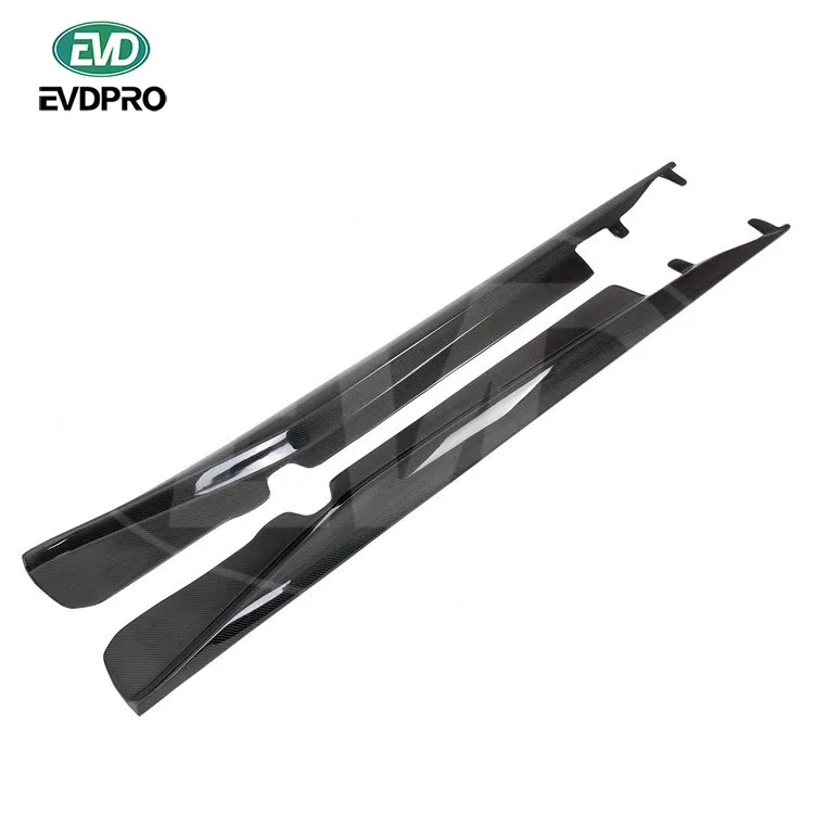 For Chevrolet Corvette Stingray C7 2014-2016 Lg Style Carbon Fiber Side Skirts Underboard