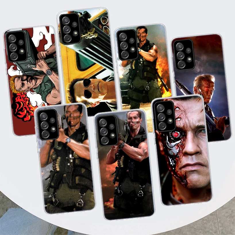 Arnold Schwarzenegger Terminator Phone Case For Samsung Galaxy A55 A54 A53 A52 A15 A14 A13 A12 A35 A34 A33 A32 A25 A24 A23 A22 A