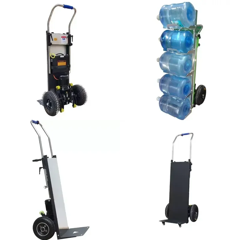 

Electric Stair Climbing Machine for Moving Up and Down Stairs Driver Pushing and Climbing Cart for 400kg Load Capacity