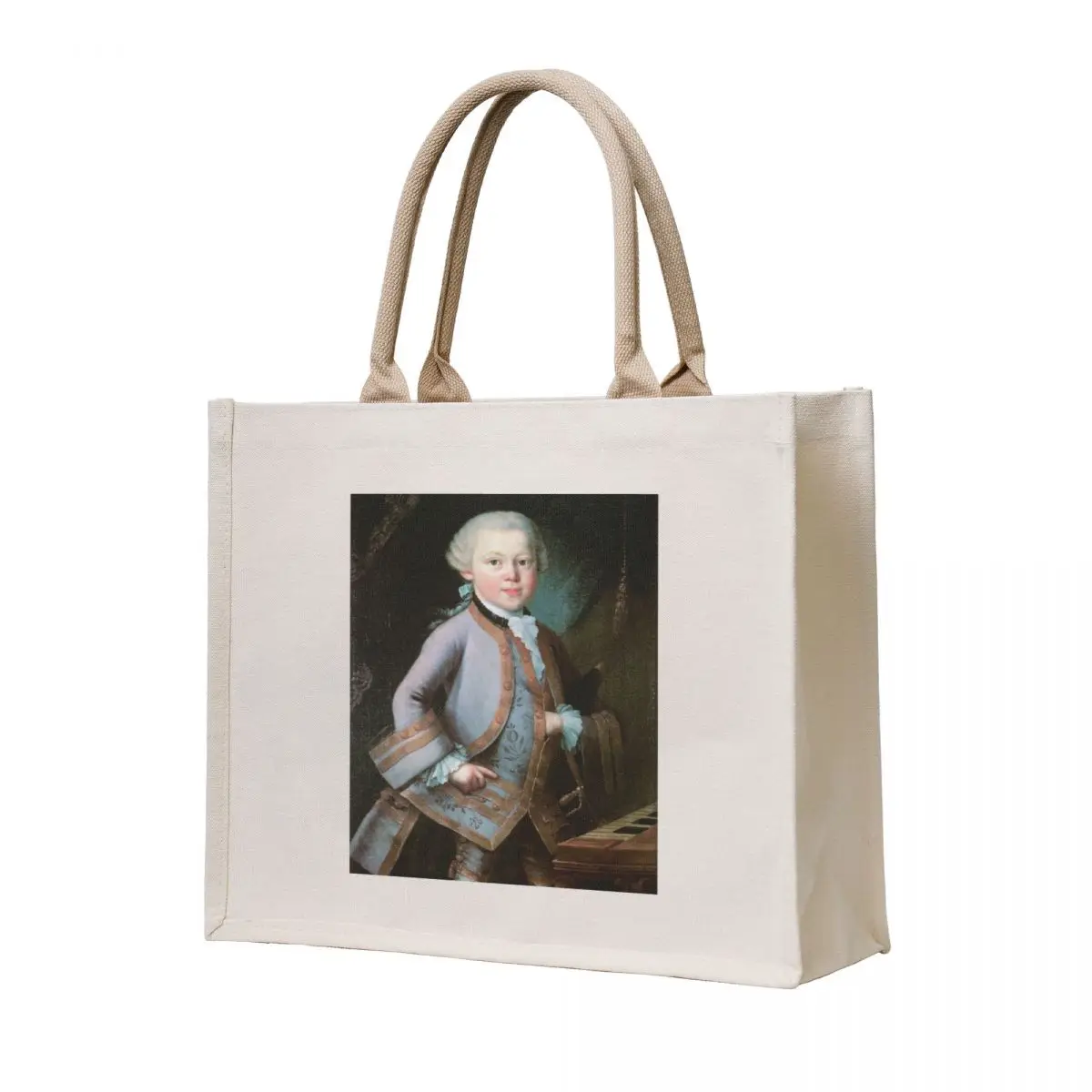 

Wolfgang Amadeus Mozart Young Tote Bag Reusable bags Portable shopping bag Beach bag Big