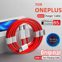 PD 65W Super Fast Charger Cable For Oneplus Ace 12 11 10T 9 8T 7T Pro USB C To Type C Cable Warp Dash Charge 6T 5T Data Wire