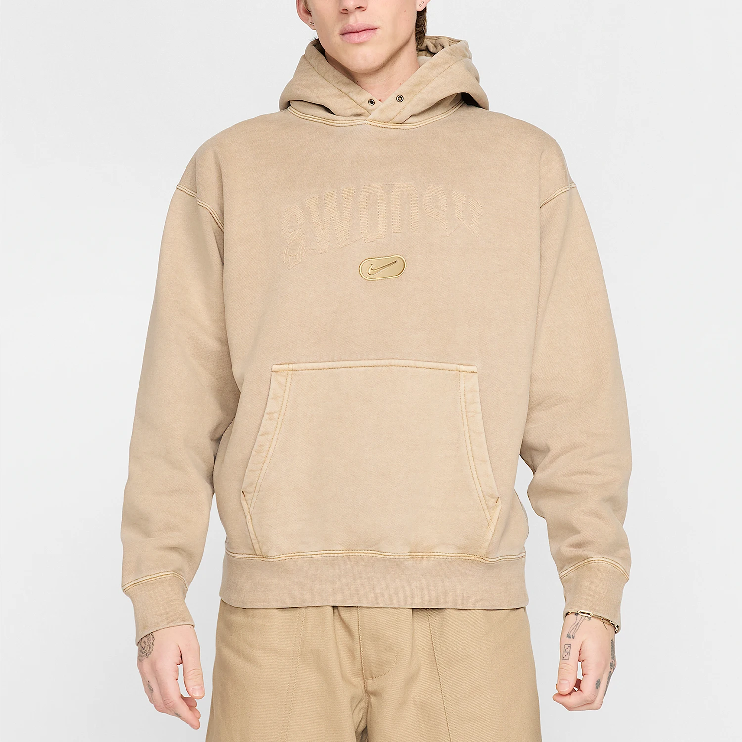 

Nike Official Solo Swoosh Men's Fleece Hooded Pocket Sweatshirt HJ2230-297