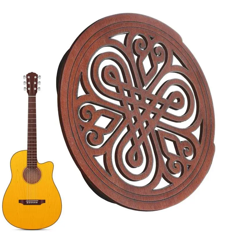 Soundhole Cover For Acoustic Guitar Decorative Light Weight Guitar Parts Guitar Tools To Reduce Feedback And Noise Soundhole