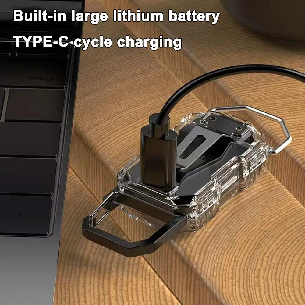 

COB Keychain Work Light Rechargeable Mini Flashlight High Lumens Portable LED Light For Camping Hiking Running Dropshipping