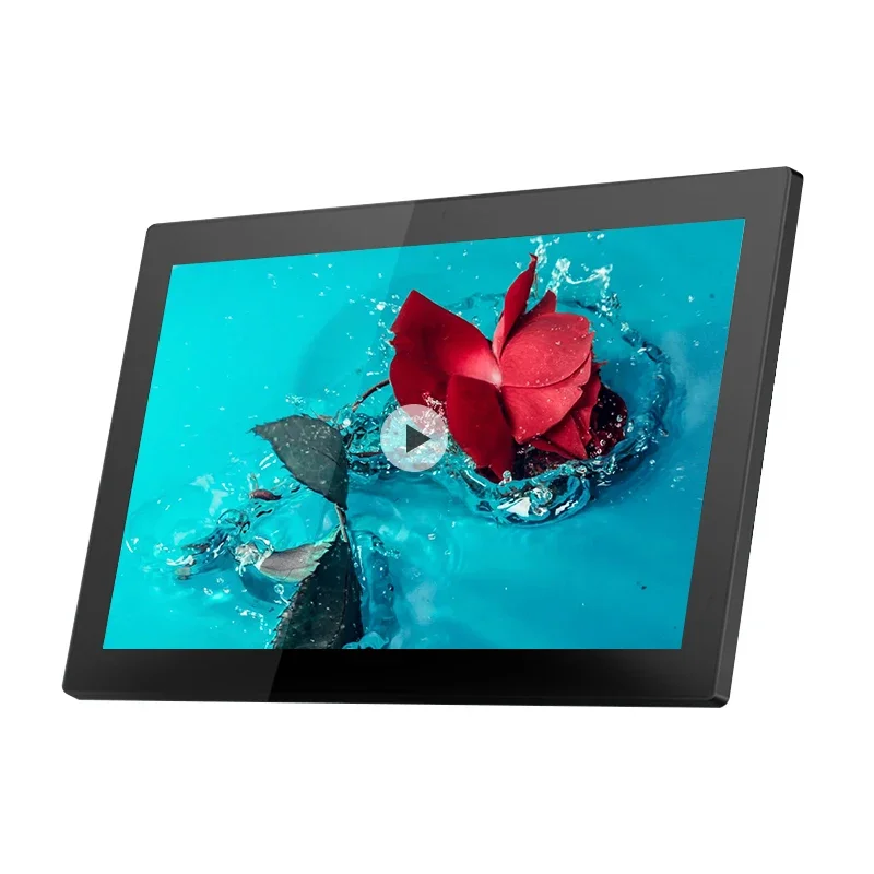 MP3 MP4 Video Player Sensor de movimento LCD 15 polegadas Moldura digital para montagem na parede Moldura LCD