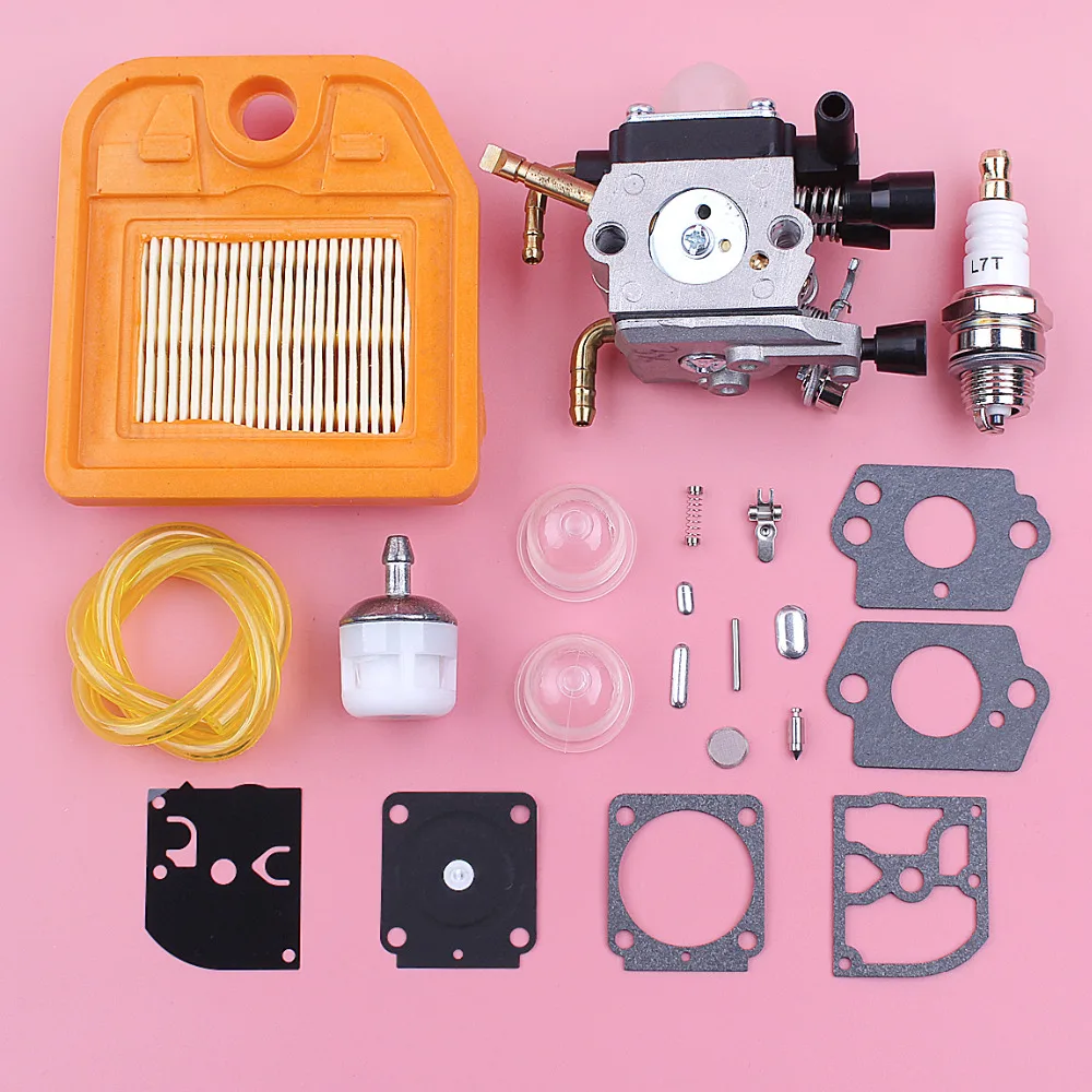 Carburetor Carb Repair Kit For Stihl HS81 HS81R HS81RC HS81T HS86 HS86R HS86T Air Fuel Filter Line Trimmer Replace Spare Part
