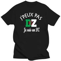 Dz Algeria Can  Jpeux Not I Am A Dz!Summer Fashion Printing Casual 100%Cotton Mens T-Shirt