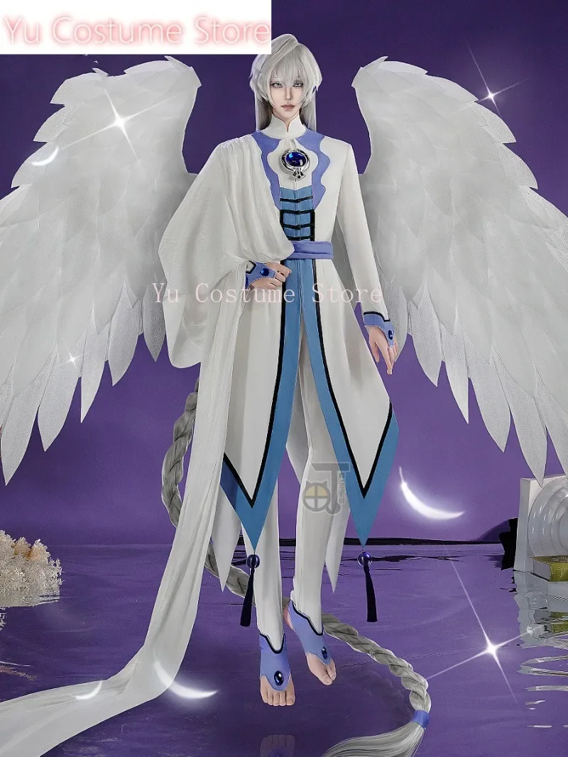 Yu Costume Cardcaptor Sakura Yue Inquisitor Men Cosplay Costume Cos Game Anime Party Uniform Hallowen Play Role Clothes Clothing