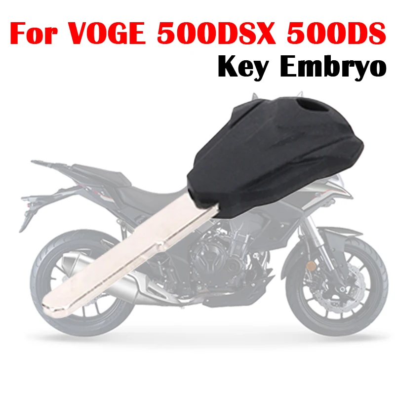 For LONCIN VOGE 500DS 650 DS 500R 300R 500AC 500 AC Motorcycle Blank Key Uncut Embryo Blade Blank Slot Head Cutting Shell Parts