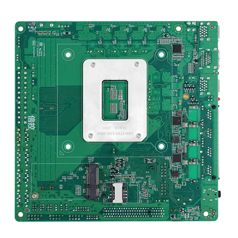 BKHD-1700NP-NAS-MB Mini-ITX Carte Mère pour NAS Serveur Pare-enquêter Compatible TrueNAS OMV ESXi 4x2.5GbE 8xSATA 1xM.2 1xPICe x4 Q670