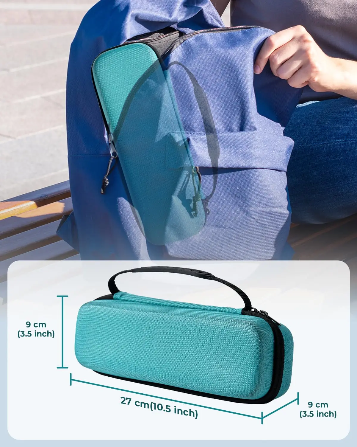 Phomemo Carrying Case Portable Printer Case Compact Lightweight Bag Compatible with M832 M834 M835 Portable Travel Printer