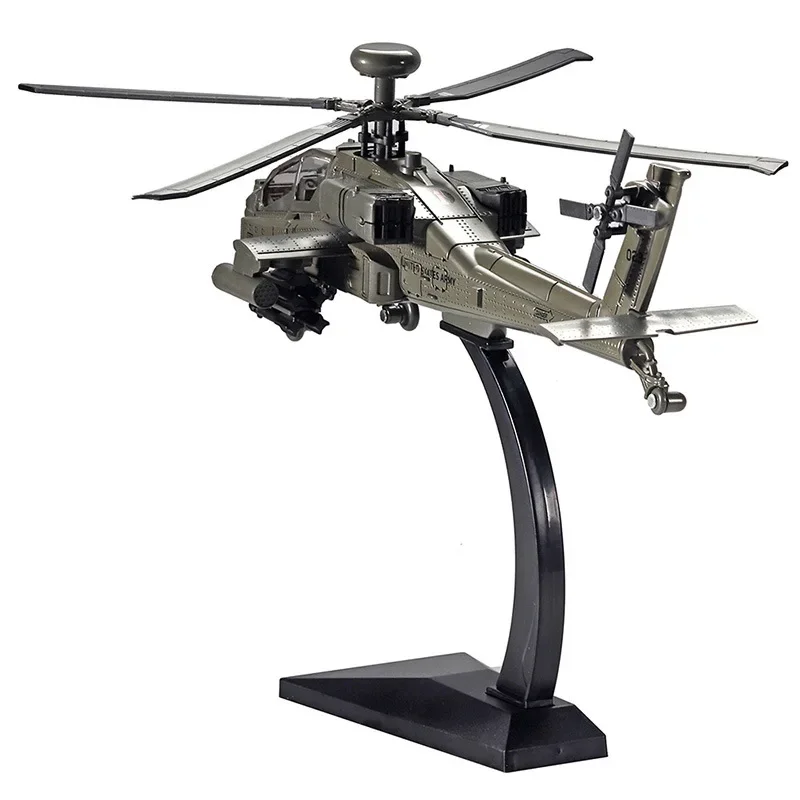 Hot Sales 1/32 Scale Apache Helicopter Diecast Alloy Model Collectable Toy Gifts / Collection / Children Home Decor