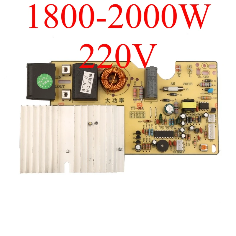 

Original 1800-2000W 220V Number Display Circuit Board PCB for Induction Cooker Board Repair