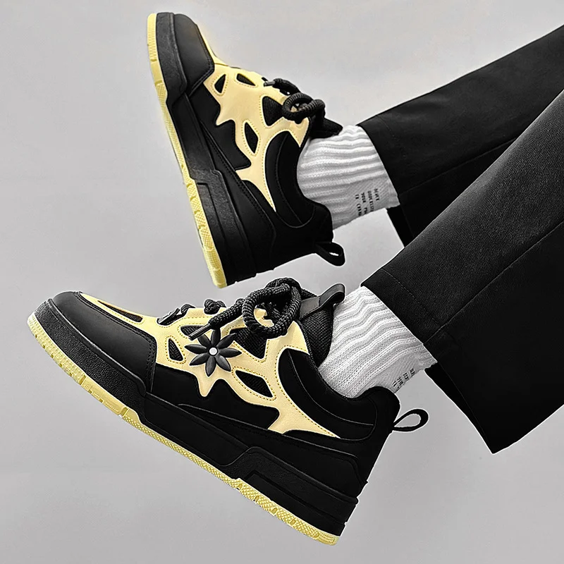 Modische Herrenschuhe Trendige Street-Skateboard-Schuhe Luxusmarke Trainingssneaker Atmungsaktive Freizeitschuhe Tenis Masculino – Detail 16