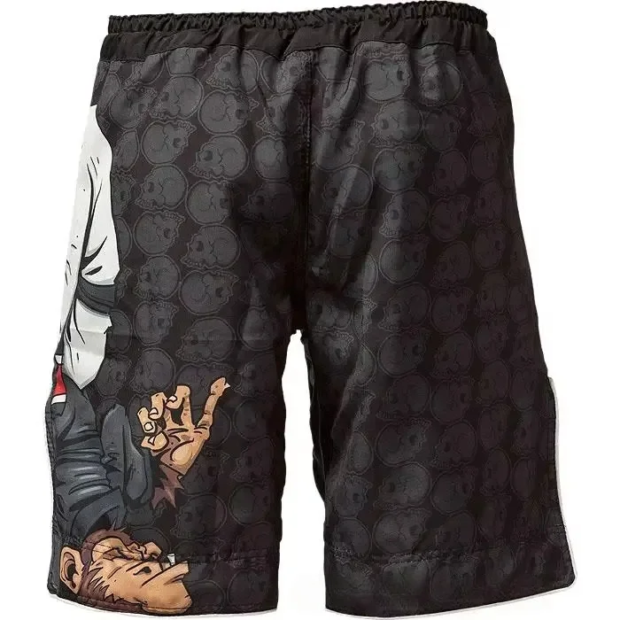 MMA Boxing Sports Fitness Monkey Personality Breathable Loose Size Shorts Thai Fist Pants Running Fights Cheap Mma Shorts Kids