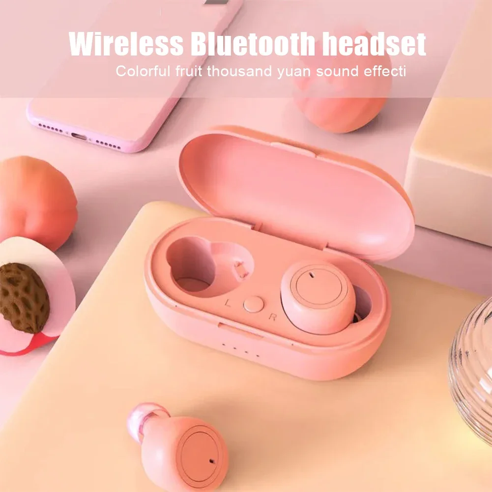 Y50 Wireless Macaron Color Headphone Bluetooth-compatible 5.0 Earphones Music Headset Sports Earbuds Waterproof Earpieces