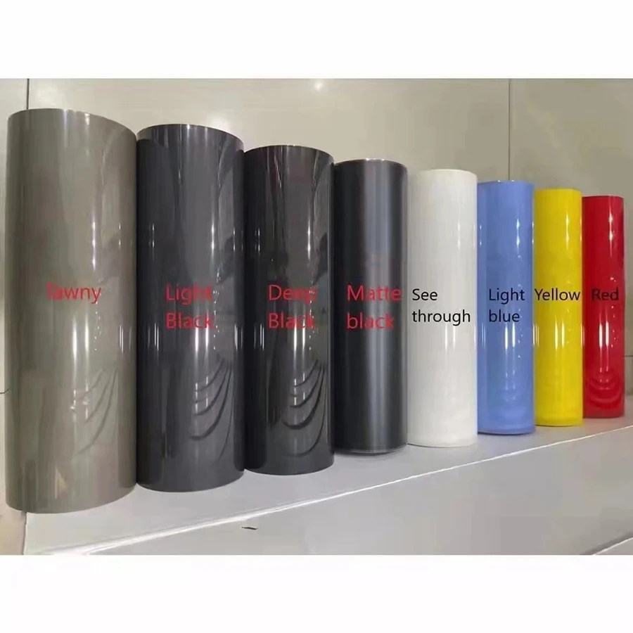 1M/2M/3M Car Headlight & Taillight & Fog Light Lamp Smoke Black PU PPF Protective Film For Auto Styling Decorate Accessories