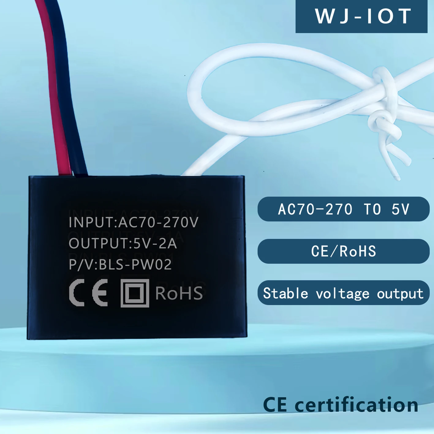 

5V 1A Water-proof Camera Power Transformer AC 70-270V to 5v 1A Household Power Supply Type-C Monitoring Adapter USB DC