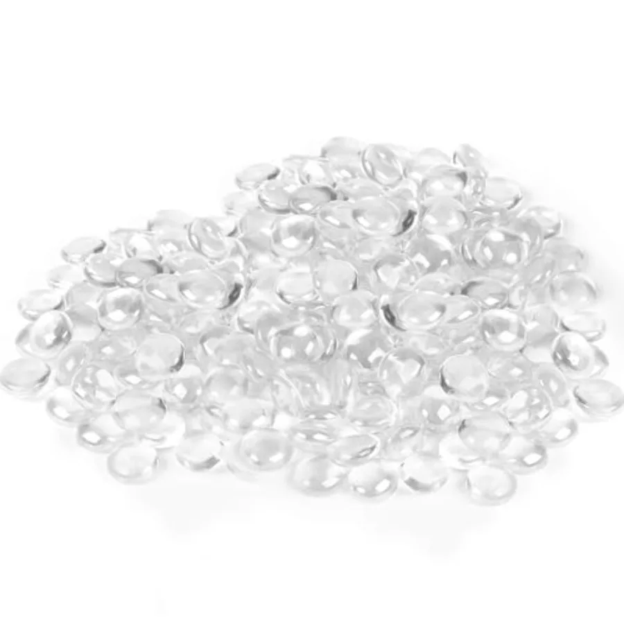 

Glass Beads for Vases Marbles for Vases Clear Beads Flat Marble Clear Gems Crafts Pebbles Stones Decorative Rocks Plants Floris