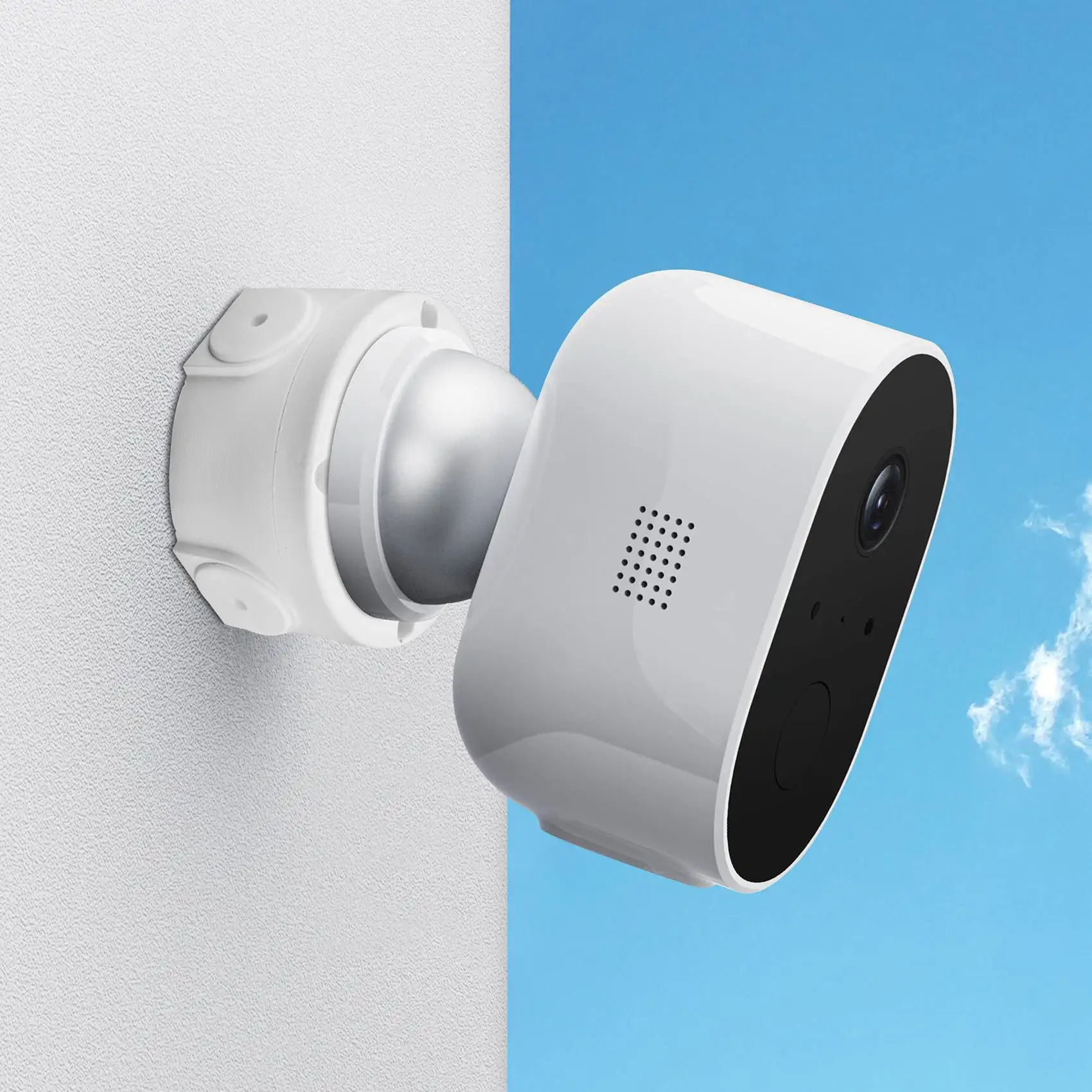 

Universal Security Camera Junction Box Mount Bracket,Outdoor Use Waterproof Wall Ceiling Mount Cable Base Boxes-POS