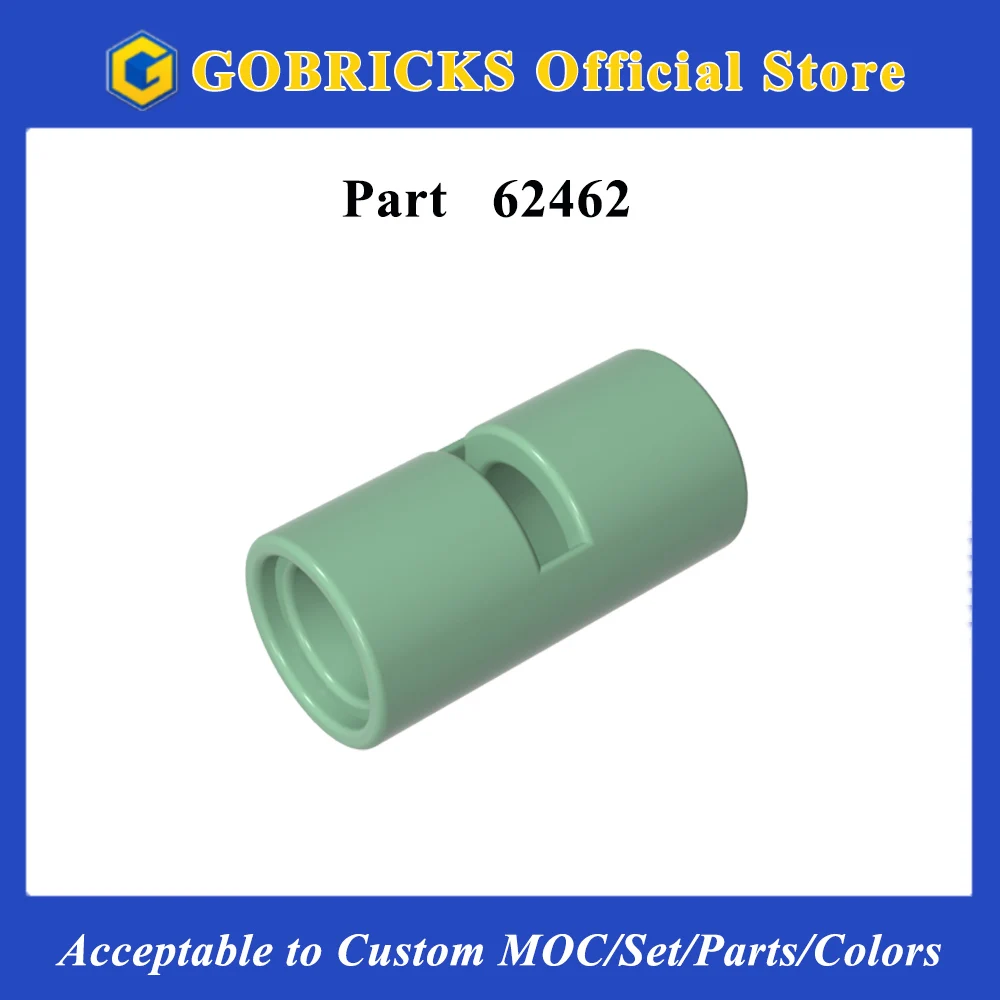 

Gobricks 1 шт. 62462 технический штифт, разъем для кирпичей, круглые детали с прорезями, строительный набор для подростков/взрослых, блок для сборки, запасные аксессуары