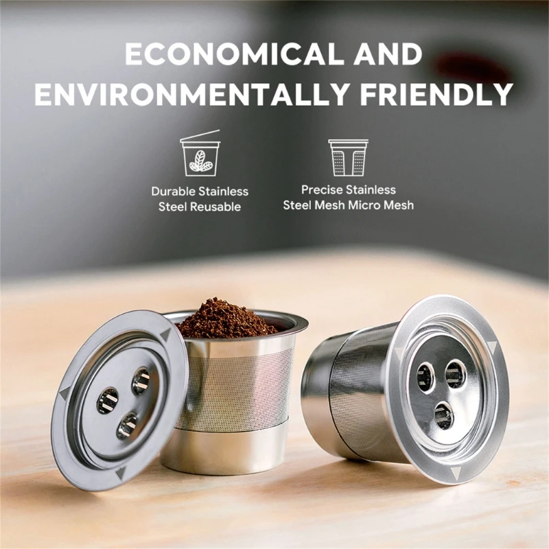 Stainless Steel Refillable Coffee Pods Filter Reusable K Cups Coffee Filter for CFP201 CFP301 Dual Brew Coffee Drop Shipping