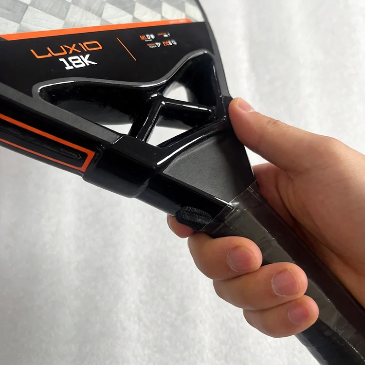 Full Carbon fiber material OEM padel racket, independent custom design service for brand owners, durable structure for youth and
