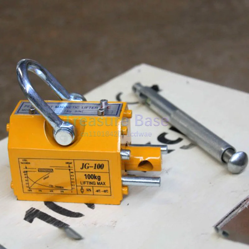 

600 кг стального магнитного подъемного устройства, сверхмощный крановый крюк, подъемный магнит