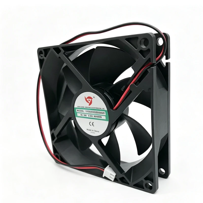 9225 Cooling Fan YTD249225S04501 DC 24V 0.30A 4500RPM 92X92X25mm 2 Pin Industrial Replacement Cooling Fan