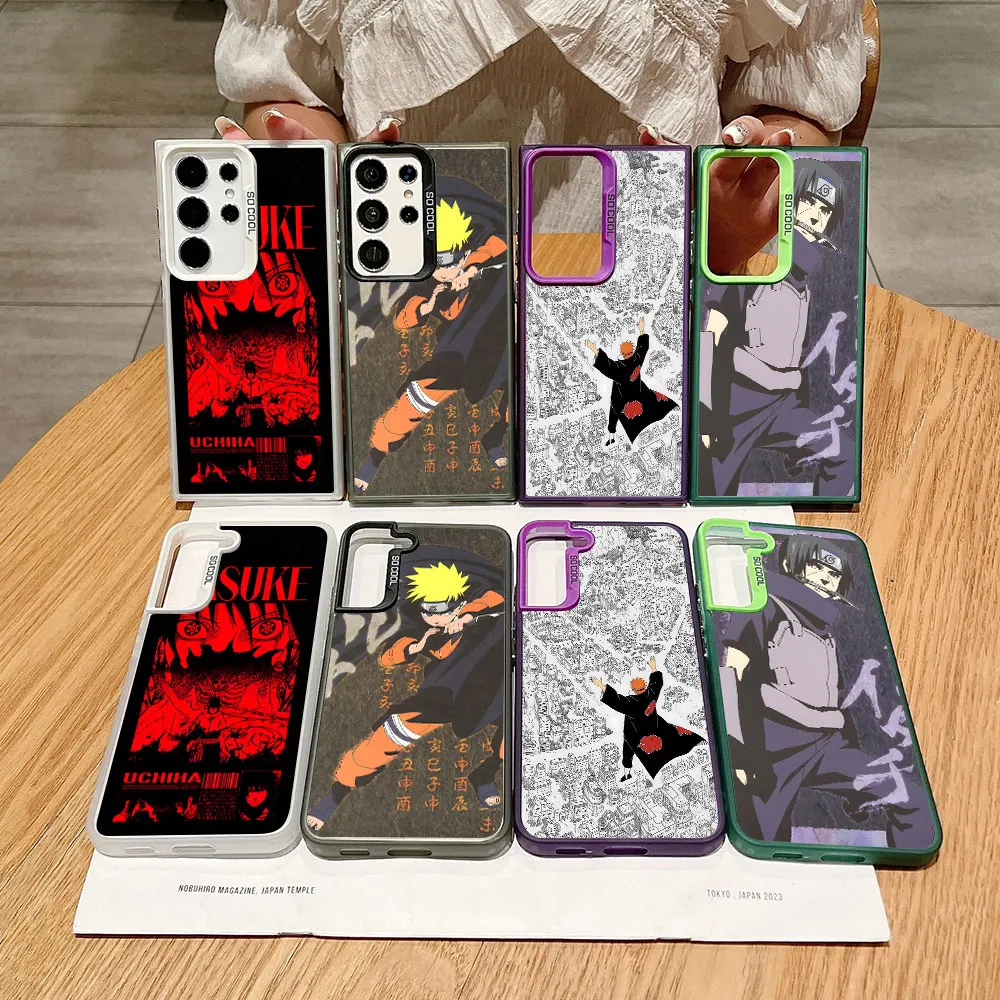Naruto Itachi Case for Samsung Galaxy S26 S24 S25 Edge S22 S21 Plus S23 Ultra S20 FE 2022 Shockproof Color Phone Cover Shell