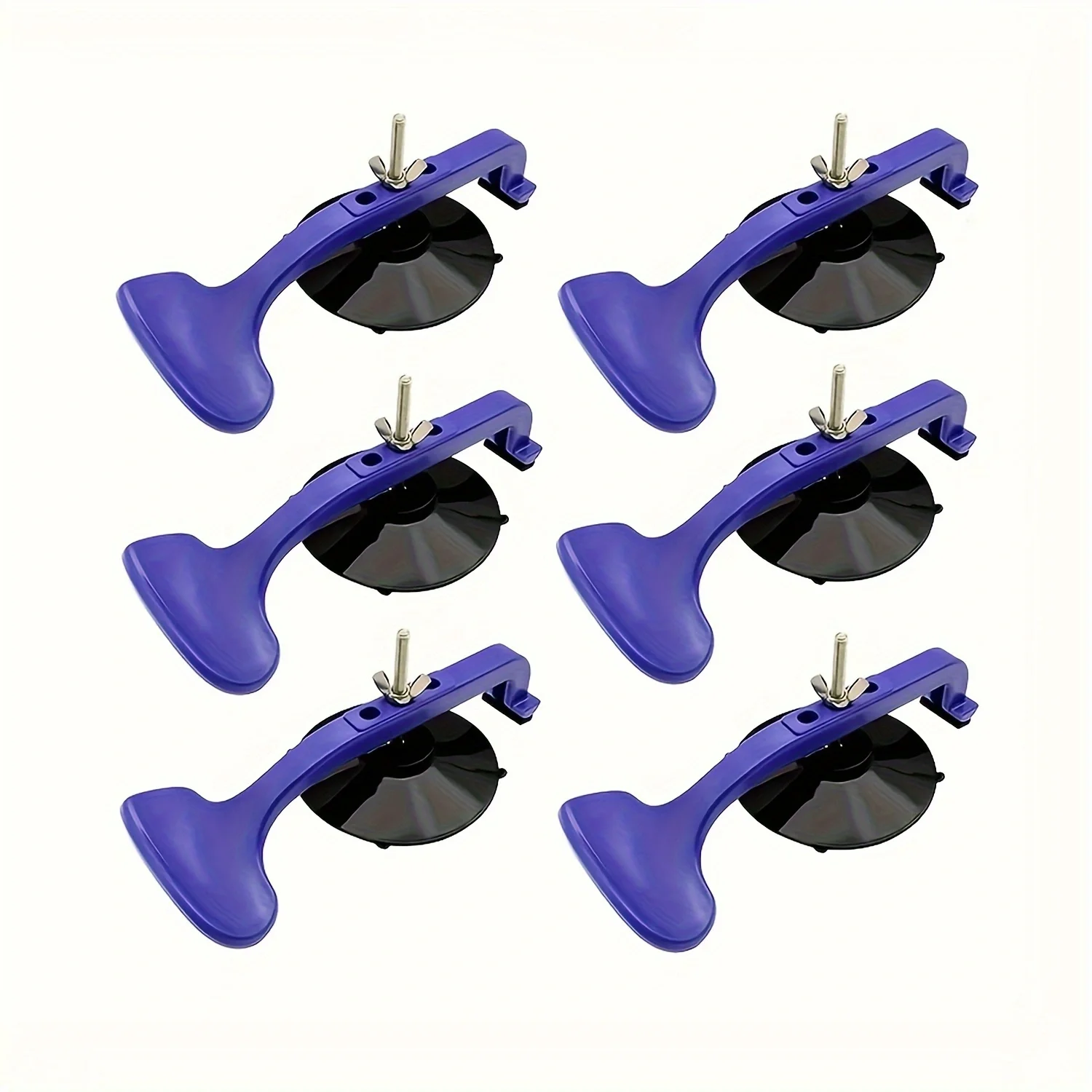 

Upgraded 6pcs Suction Cup Clamp Kit For Car Convertible Glass Windshield Top Repair Adhesive Class Clamp Kit With Sponge Pad