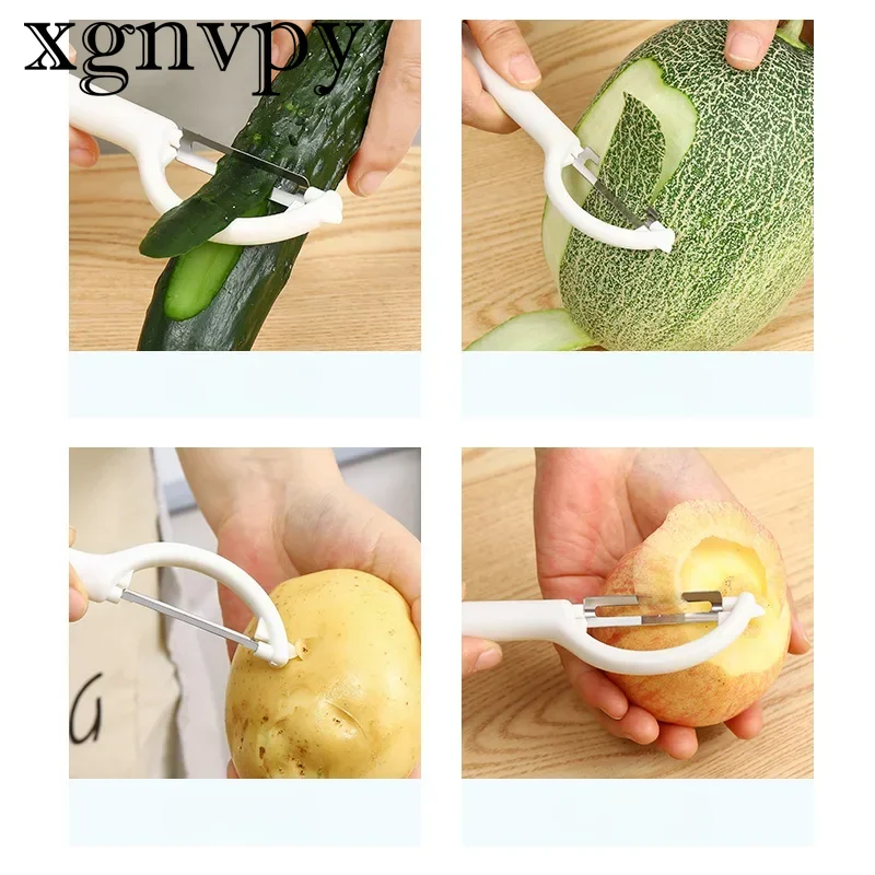 xgnvpy  Paring knife Kitchen special household potato peeler Fruit vegetable melon stainless steel peeler