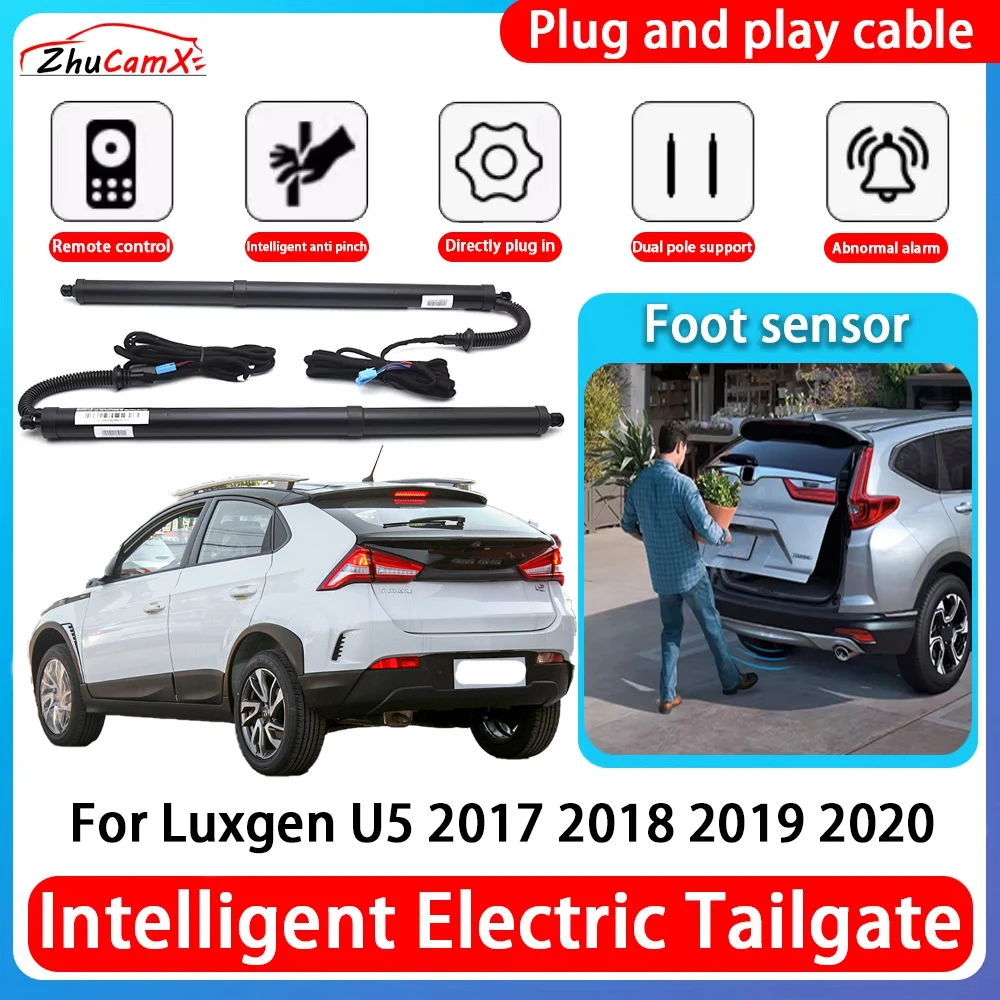 

ZhuCamX Car Power Trunk Electric Suction Tailgate Intelligent Tail Gate Lift Strut For Luxgen U5 2017 2018 2019 2020