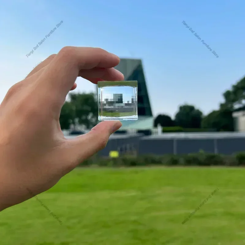 Crystal Pixel Stone Landscape Photo Clock In Art Student Pixel Filter Creative Gift Niche Advanced Decoration Crafts - TIANYI — zdjęcie 6