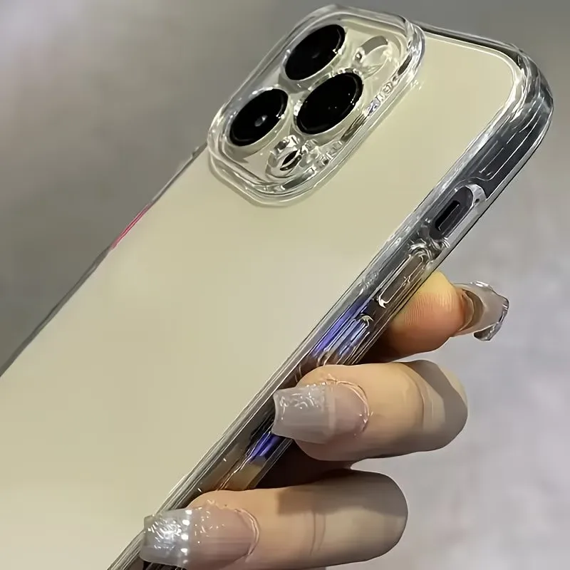 3 Pezzi Cover Trasparente Ultra Sottile per iPhone 11 12 13 14 15 16 17 Air Pro Max Plus 7 8 X Xr Xs 16E 17E, Custodia Morbida in Silicone
