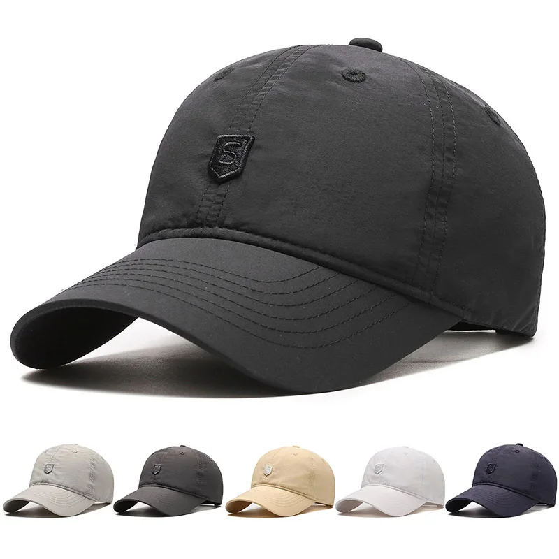 

2024 New Summer Baseball Cap For Men Women Outdoor Light Thin Hat Female Male Sunshade Sunscreen Quick-Dry Casual Baseball Caps