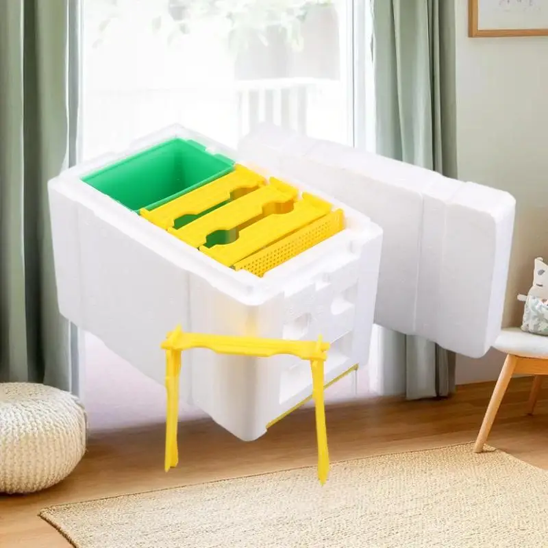 Queen Bee Breeding Box Bee Mating Box Foam Bee Hive Box Beekeeper Garden Pollination Breeding Case Beekeeping Equipment