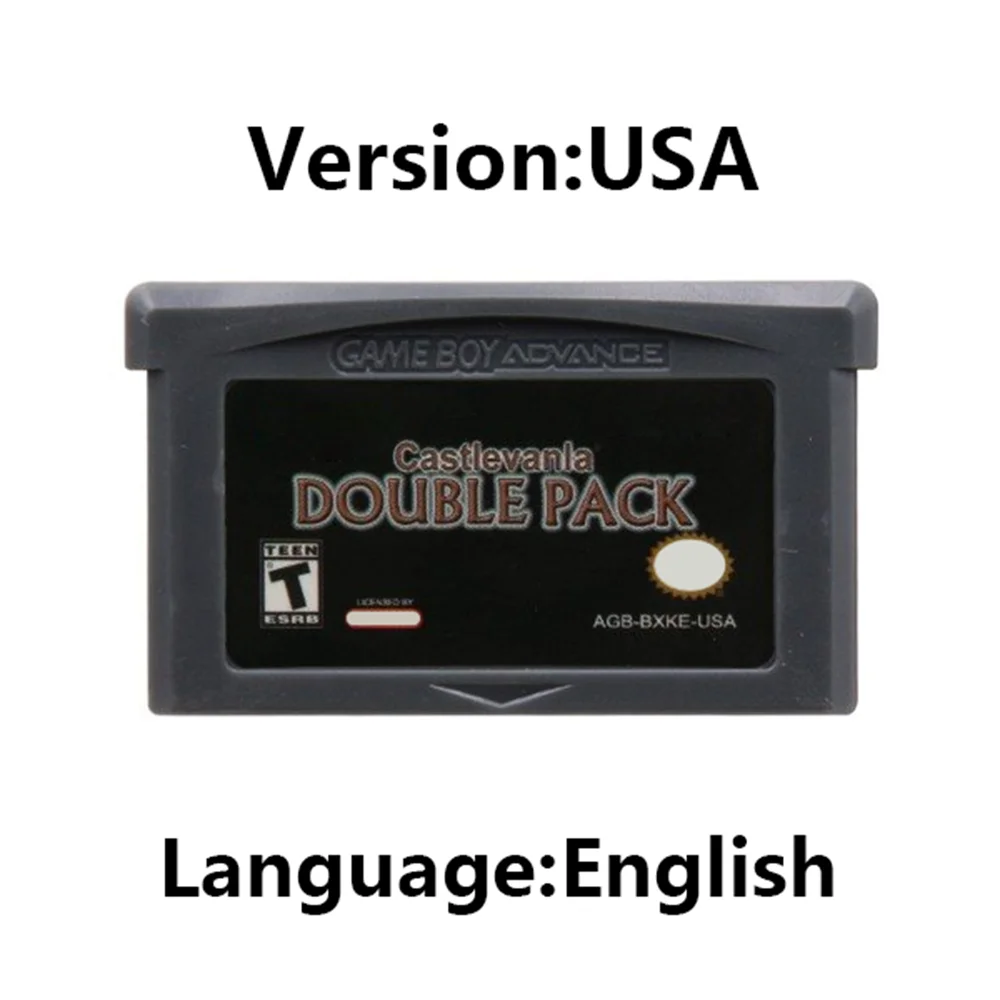 Castlevania GBA Game Series Video Game Cartridge 32 Bit Game Console Memory Card Asia of Sorrow Dissonance for GBASP NDSL