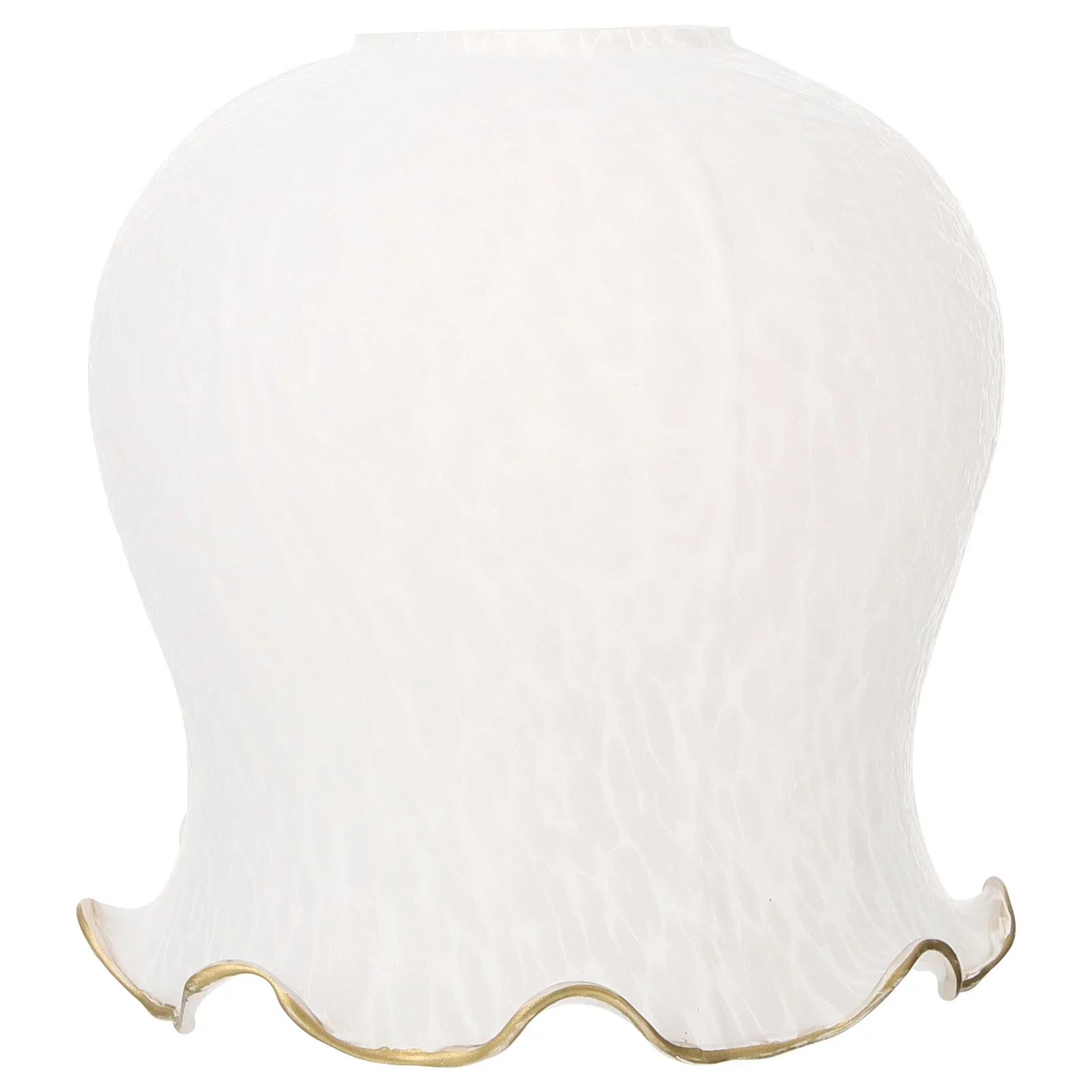 

Lily Lampshade Tulip Flower Glass Lamp Shade Replacement Light Bulb Cover Chandelier Vanity Fitting Opening Lighting
