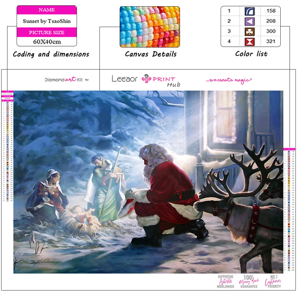 Merry Christmas 5d Diamond Painting Tribute To Santa Claus Mosaic Art Embroidery Cross Stitch Kits Holiday Diy Gift Home Decor