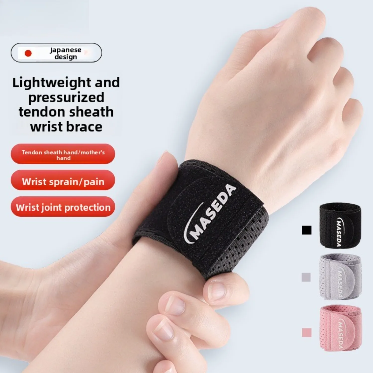 Wrist Brace Wrist Wraps for Weightlifting, Working Out Flexible, Highly Elastic, Adjustable, Comfortable and Multi-Functional