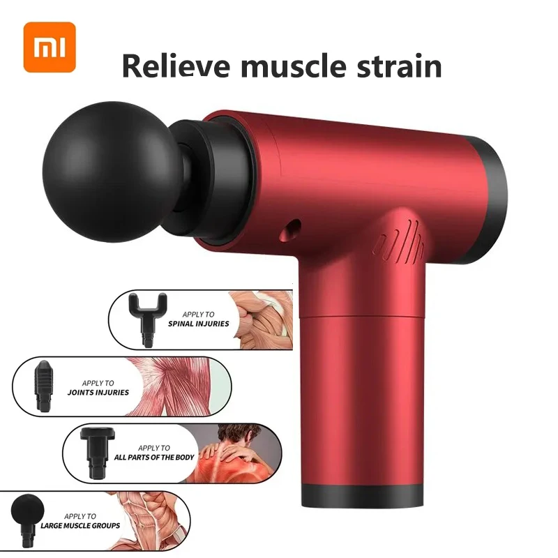 Xiaomi Mijia Massager Muscle Relaxation Smart Electric Slimming Muscle Burning Fat Fascia Gun Percussion Full Body Massage Gun фильтр для увлажнителя воздуха xiaomi mijia pure smart humidifier pro cjsjsq02lx lx