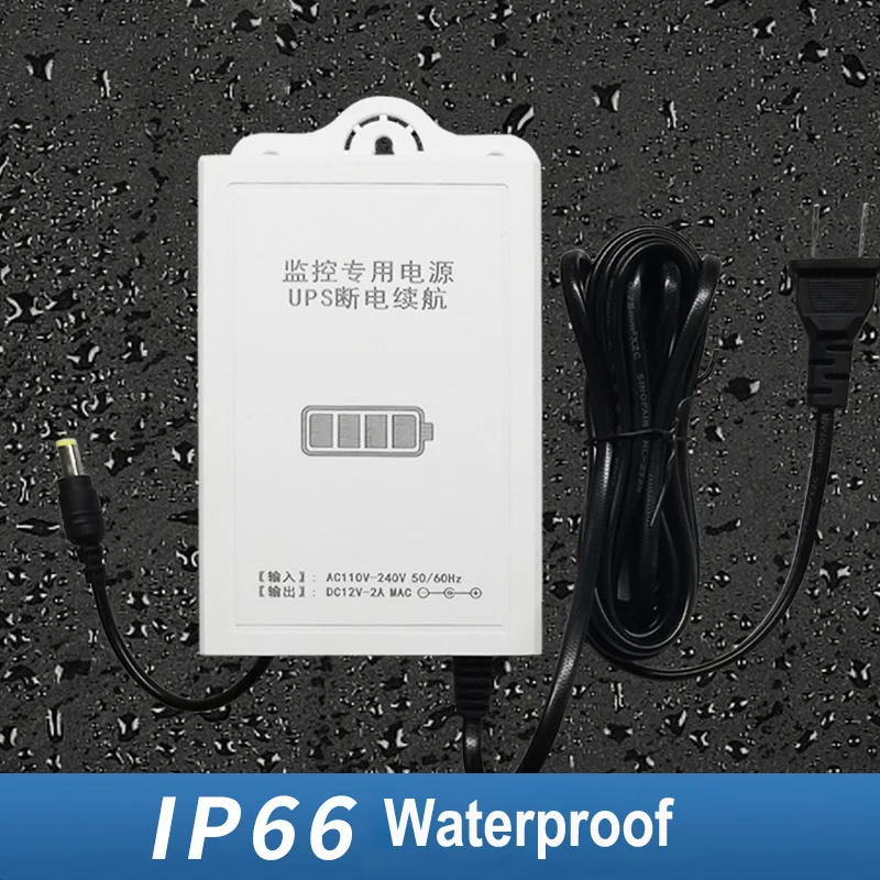 Imagem -06 - Saikiot-backup Adaptador de Alimentação da Bateria Ups Impermeável 3600 Mah dc 12v Saída para Router Modem Luz Led Câmera Cctv