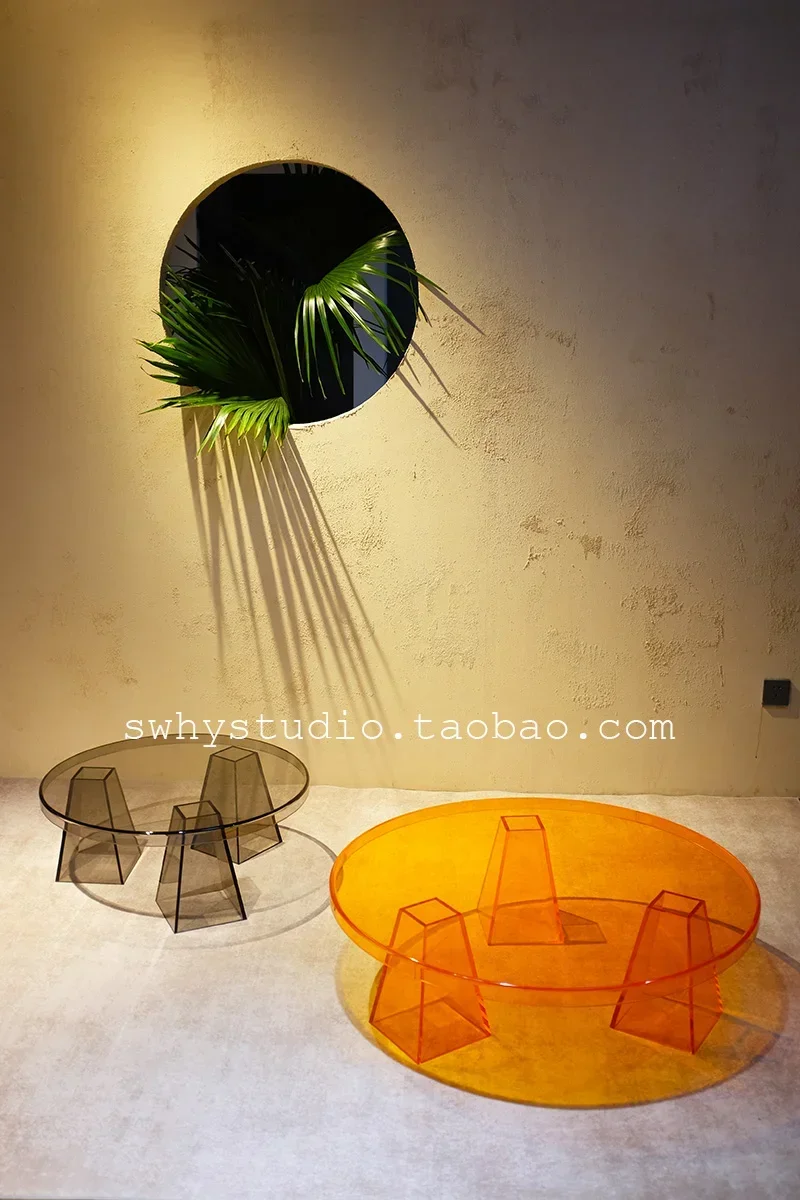 Nordic Creative runder Teetisch Acryl Wohnzimmer